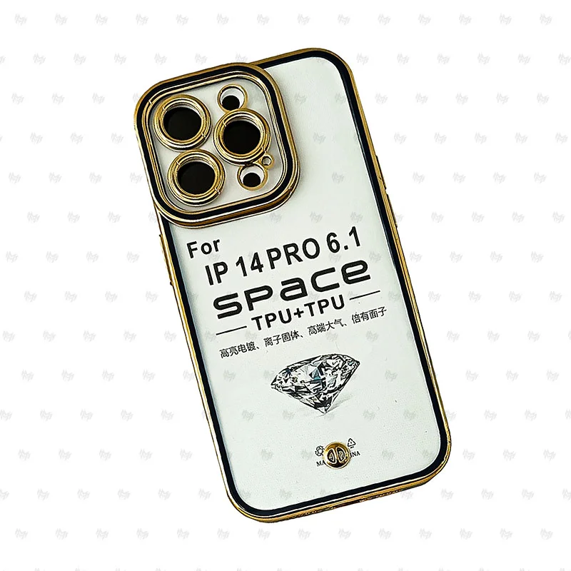 قاب ژله ای الکتروپلیتینگ iphone 14 pro