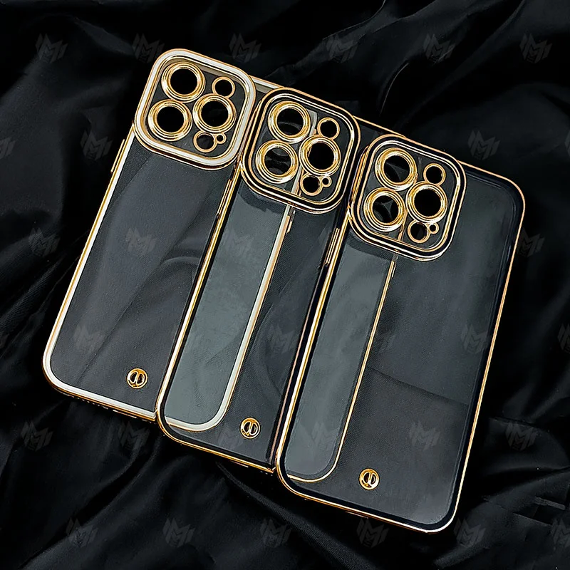 قاب ژله ای الکتروپلیتینگ iphone 14 pro max